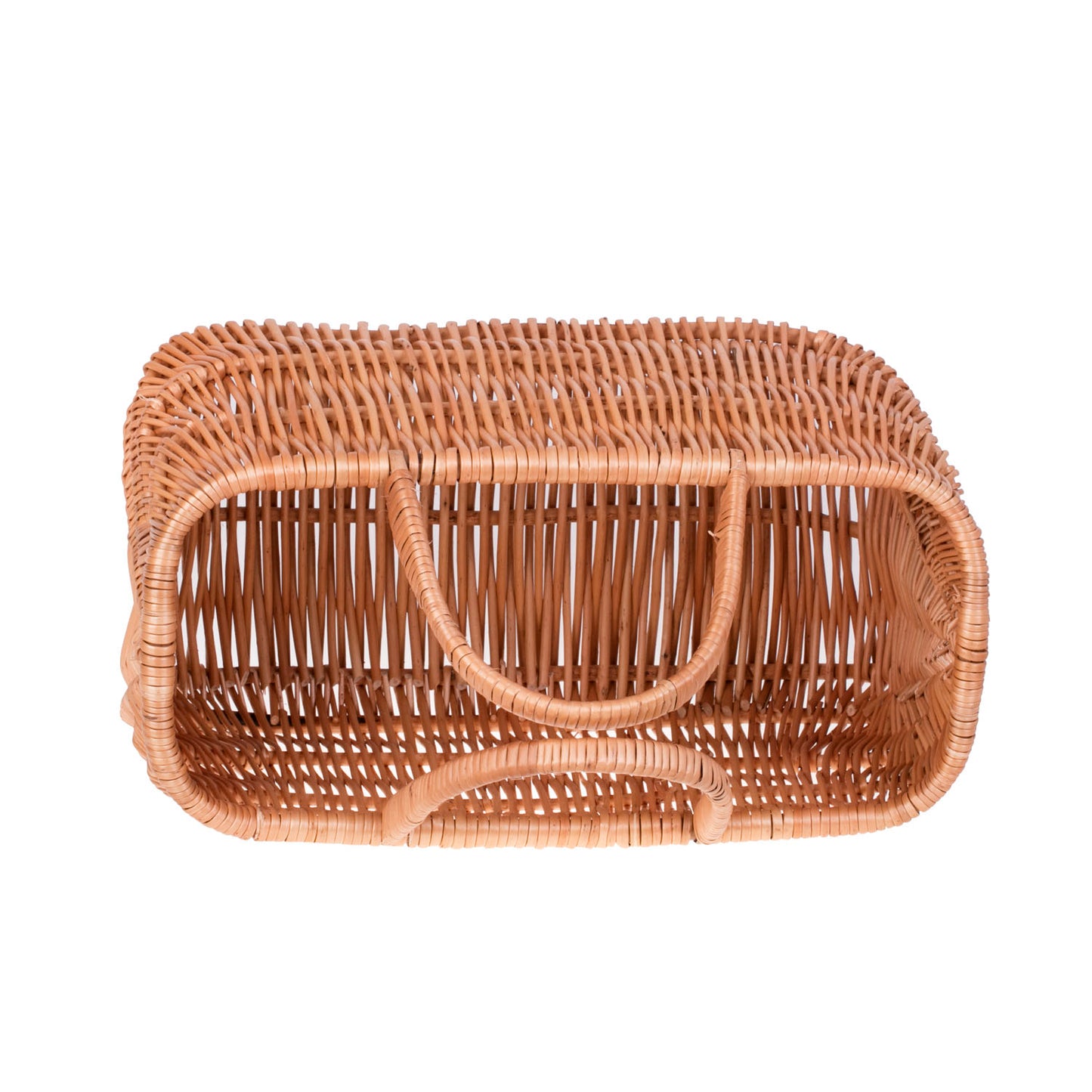 Werlissa wiklinowy koszyk zakupowy z rączkami TheWickerStories