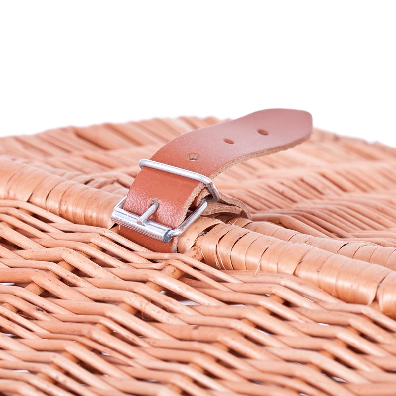 Kerria wiklinowy kosz piknikowy z pokrywą i rączką TheWickerStories