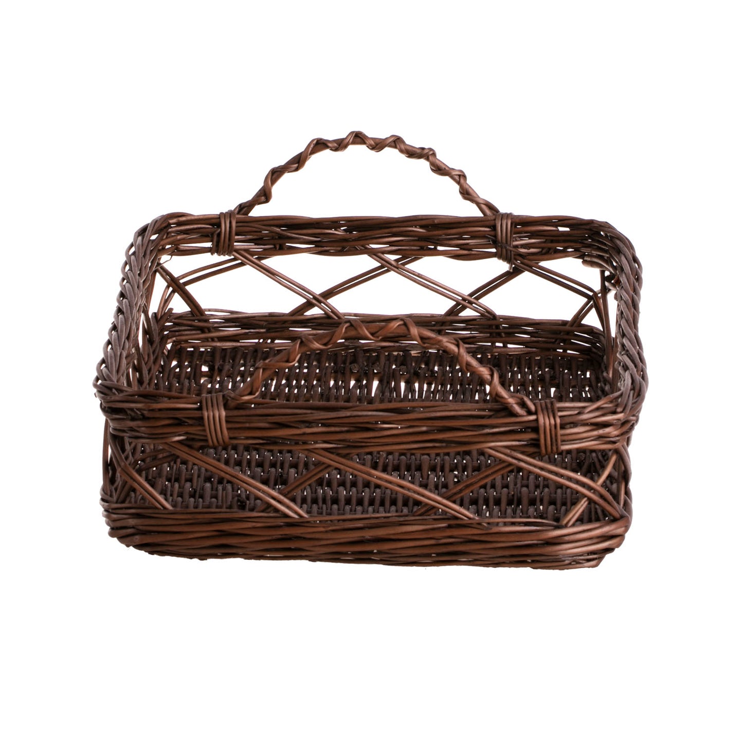 Arvina wiklinowy kosz do serwowania z rączkami TheWickerStories