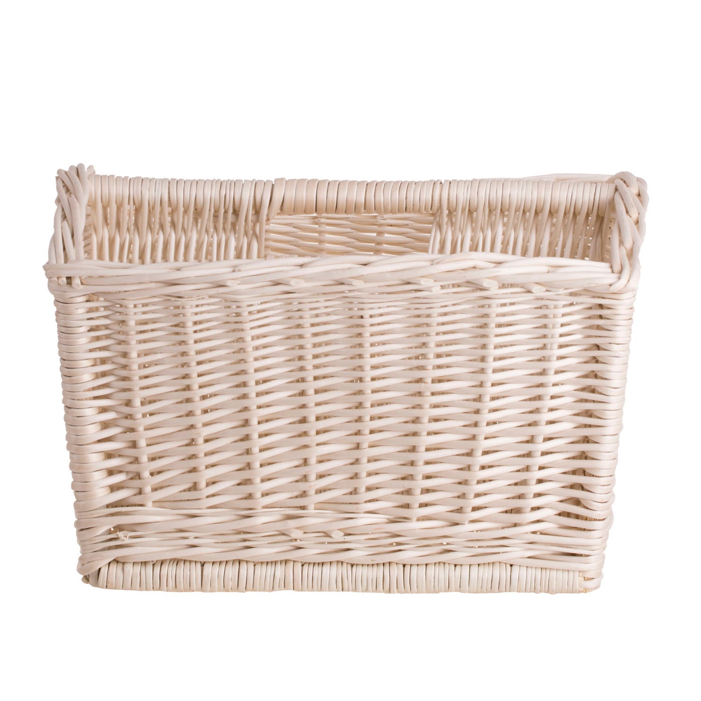 Givora wiklinowy kosz na gazety do przechowywania czasopism, z rączką TheWickerStories