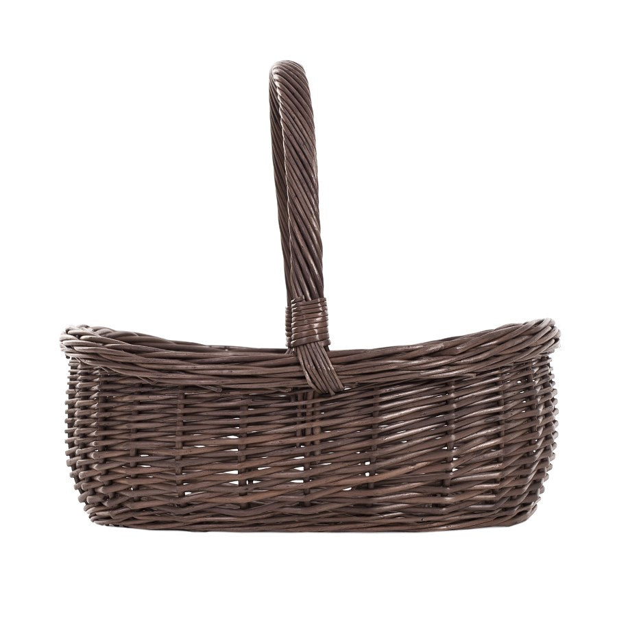 Wenevre wiklinowy kosz na zakupy z rączką TheWickerStories