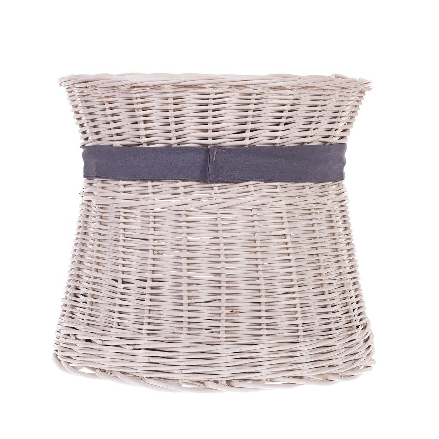 Eralis wiklinowy domek dla kota z poduszkami i kokardą TheWickerStories