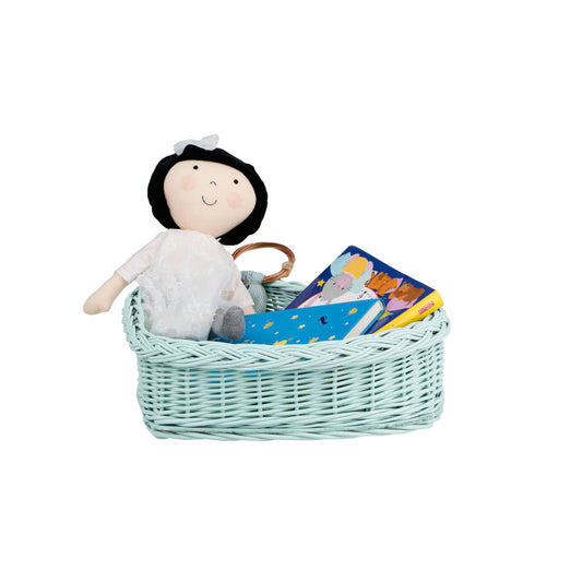 Zadaris wiklinowy koszyczek z różowym wkładem TheWickerStories