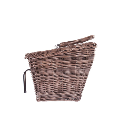 Marinus wiklinowy kosz na rower na kierownicę, z uchwytem i metalowymi mocowaniami TheWickerStories