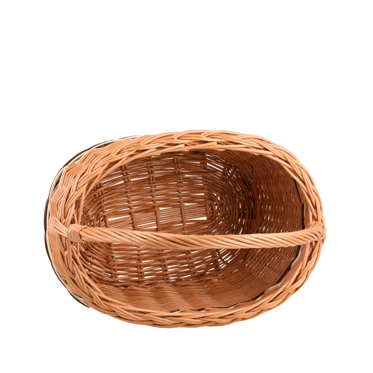 Walissa kosz na zakupy z rączką wiklinową TheWickerStories