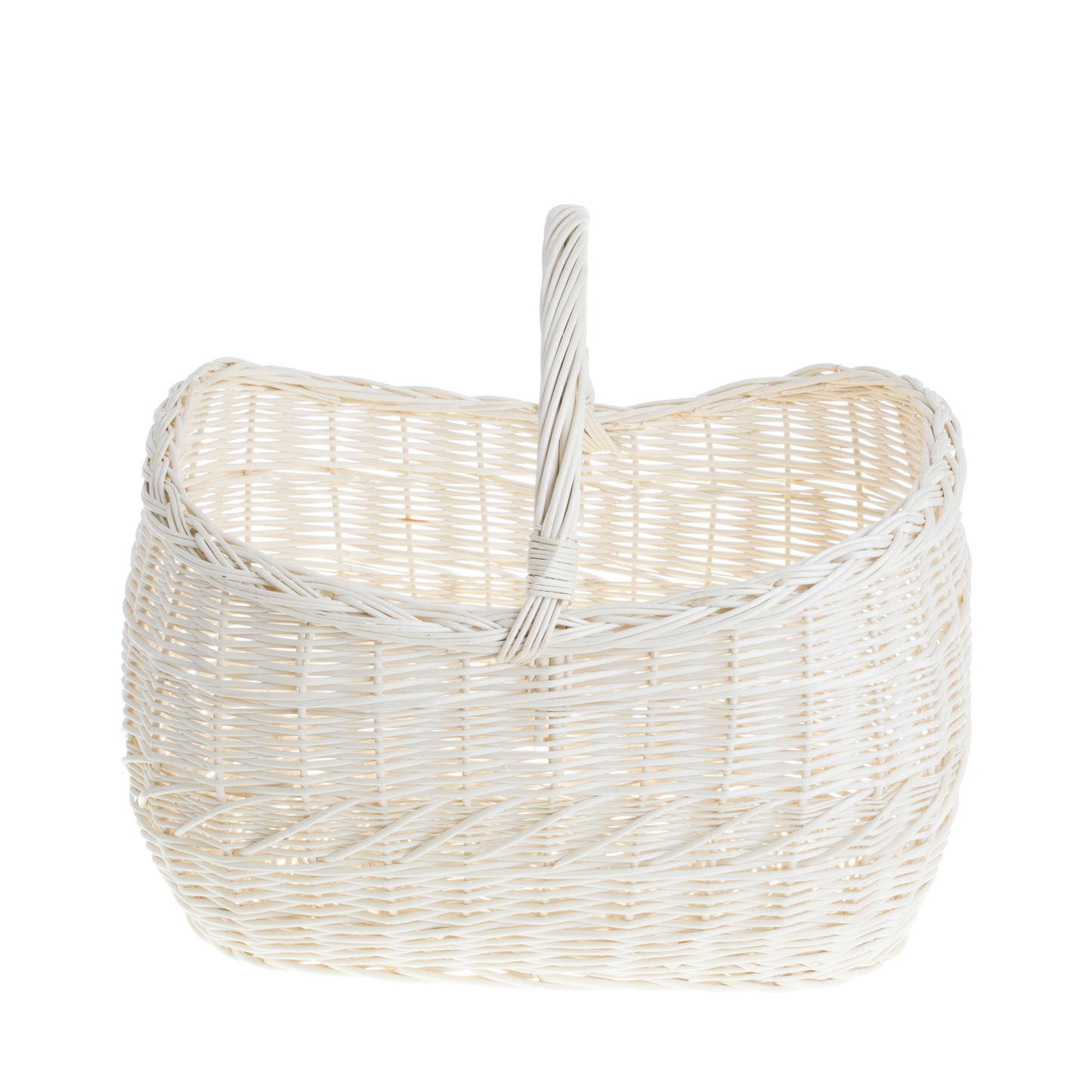 Walburga wiklinowy kosz na zakupy z rączką TheWickerStories