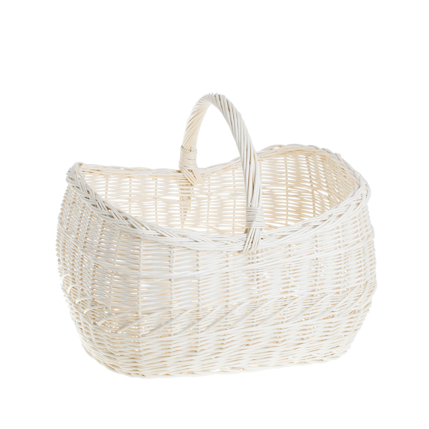 Walburga wiklinowy kosz na zakupy z rączką TheWickerStories