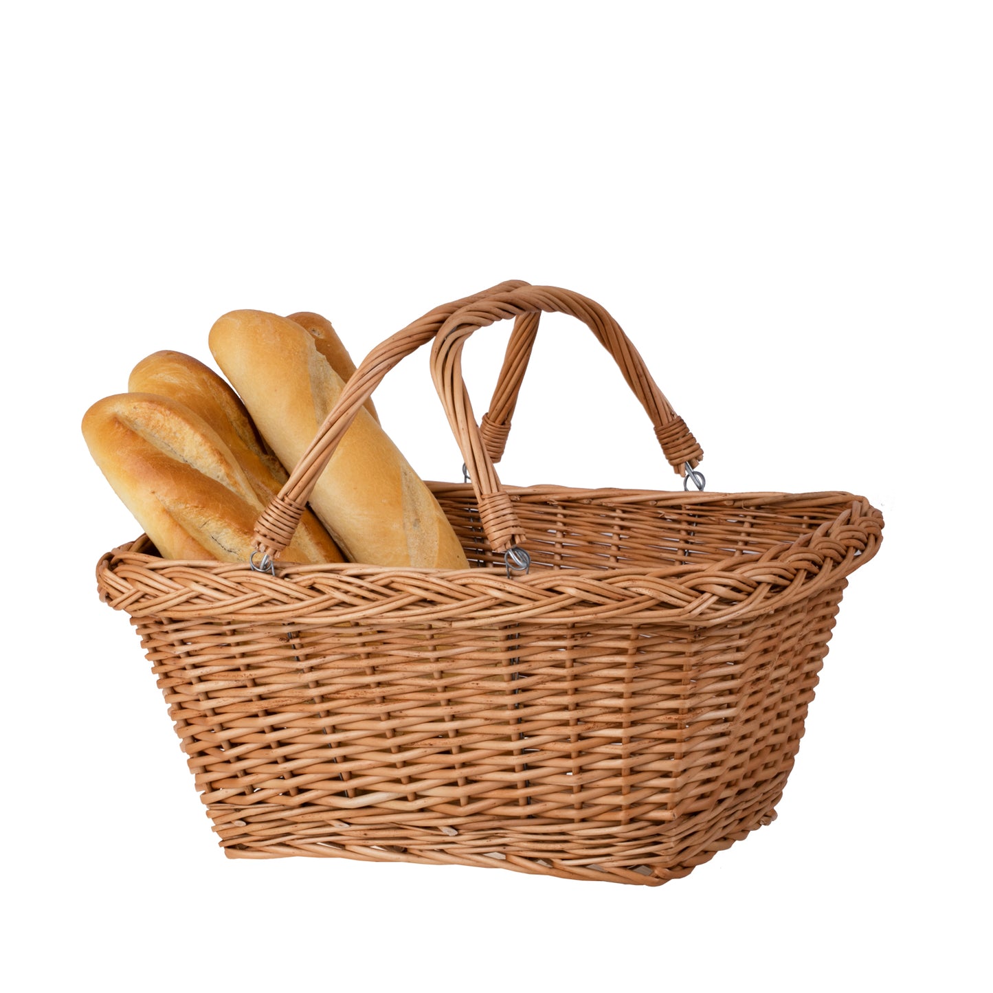 Wulfhildis kosz na zakupy z rączką wiklinową TheWickerStories