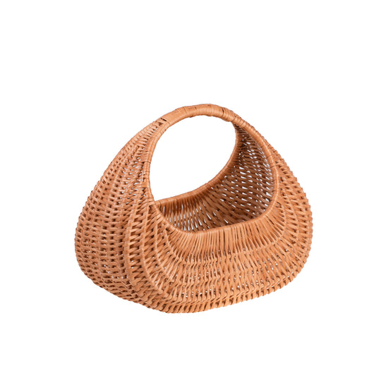 Woravia wiklinowy kosz na zakupy z rączką TheWickerStories