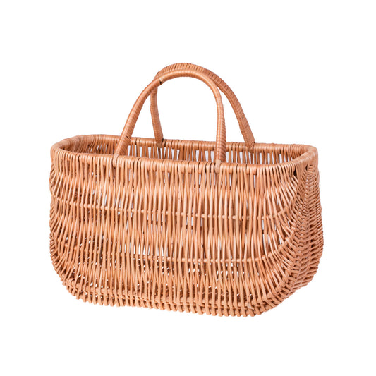 Werlissa wiklinowy koszyk zakupowy z rączkami TheWickerStories