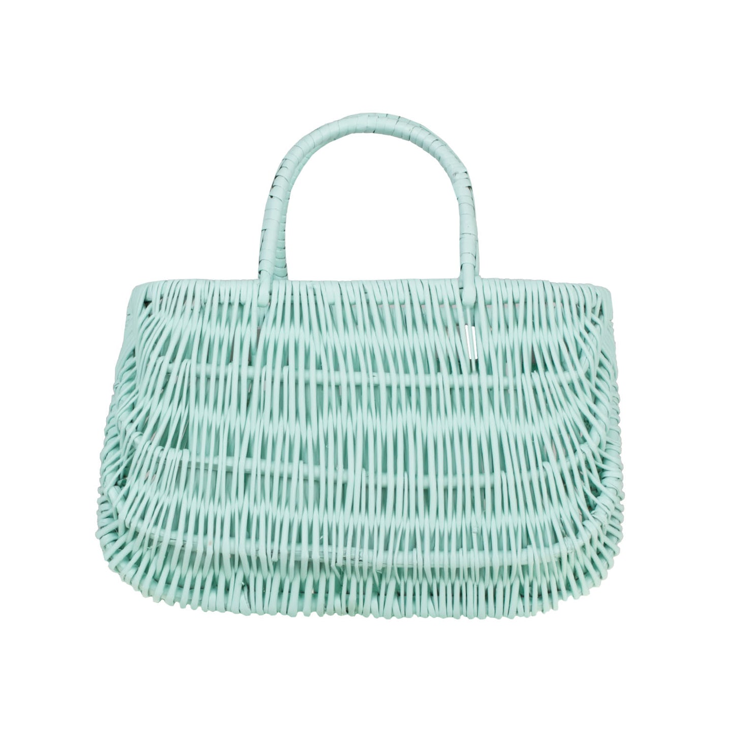 Werlissa wiklinowy kosz na rower dla dzieci, z paskami i rączkami TheWickerStories