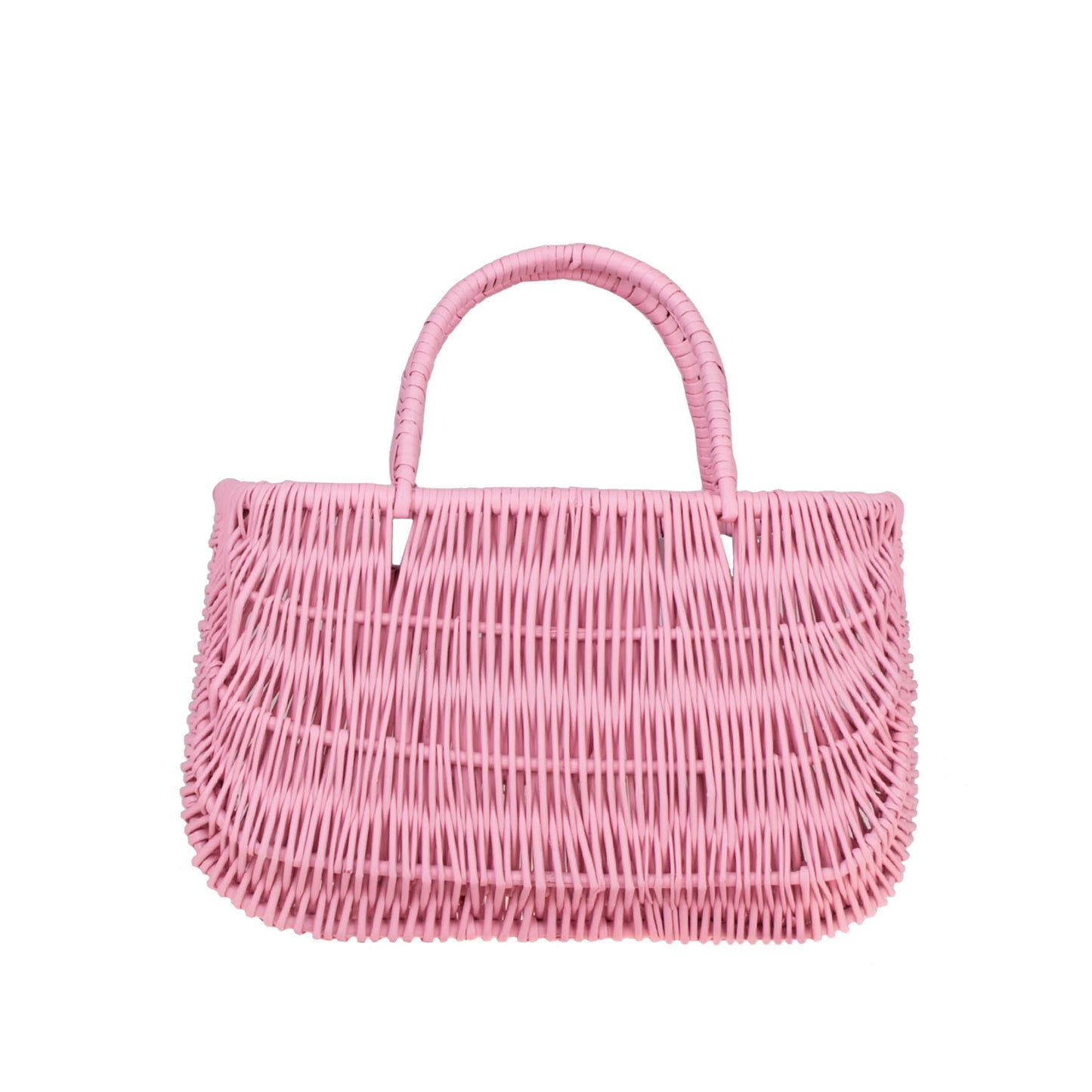 Werlissa wiklinowy koszyk na rower dla dzieci na kierownicę z paskami i rączkami TheWickerStories