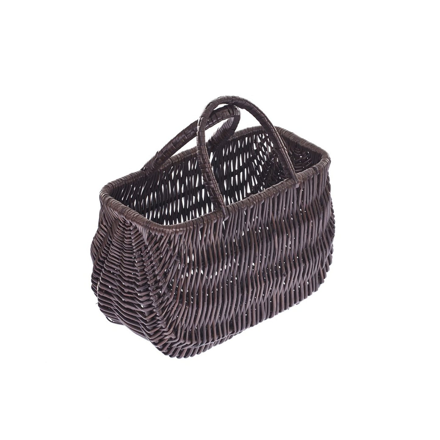 Werlissa wiklinowy kosz na zakupy z podwójną rączką TheWickerStories