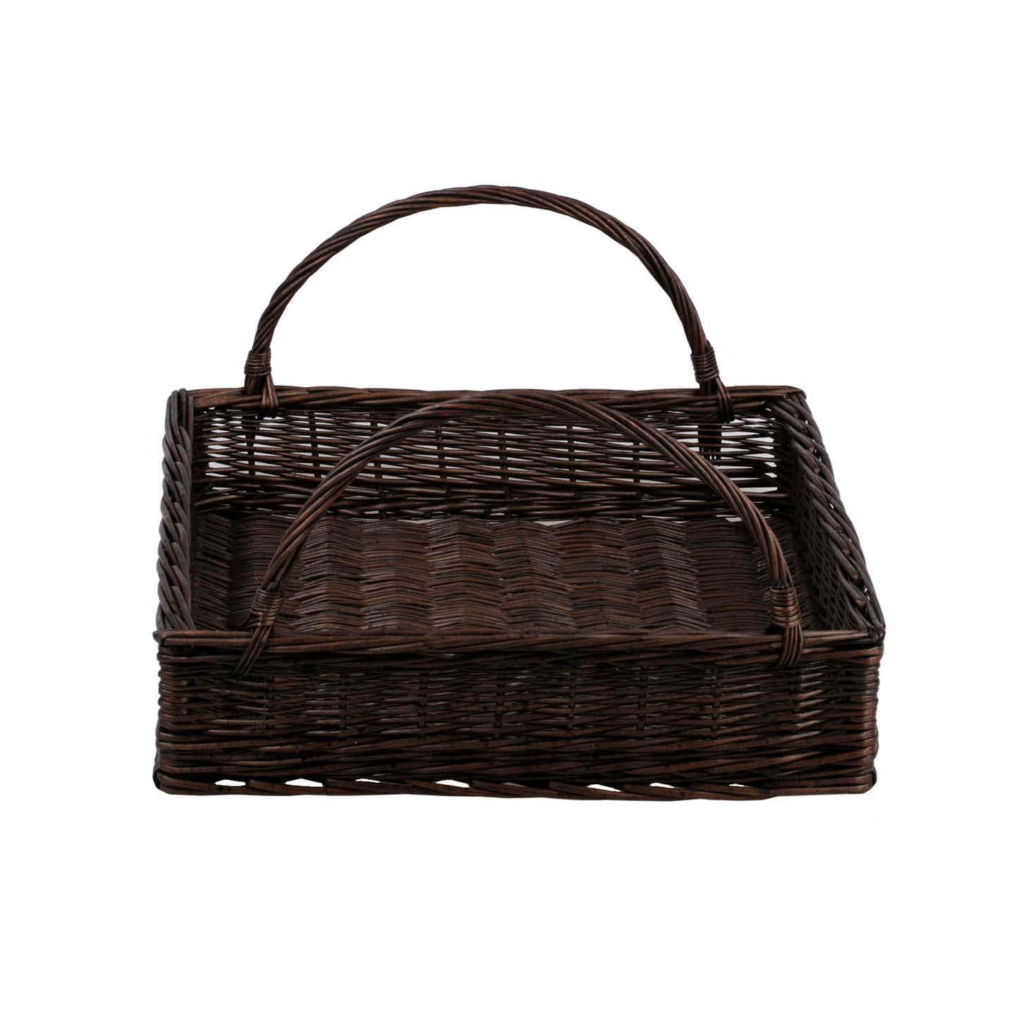 Allium wiklinowy kosz do serwowania i przechowywania z uchwytami TheWickerStories