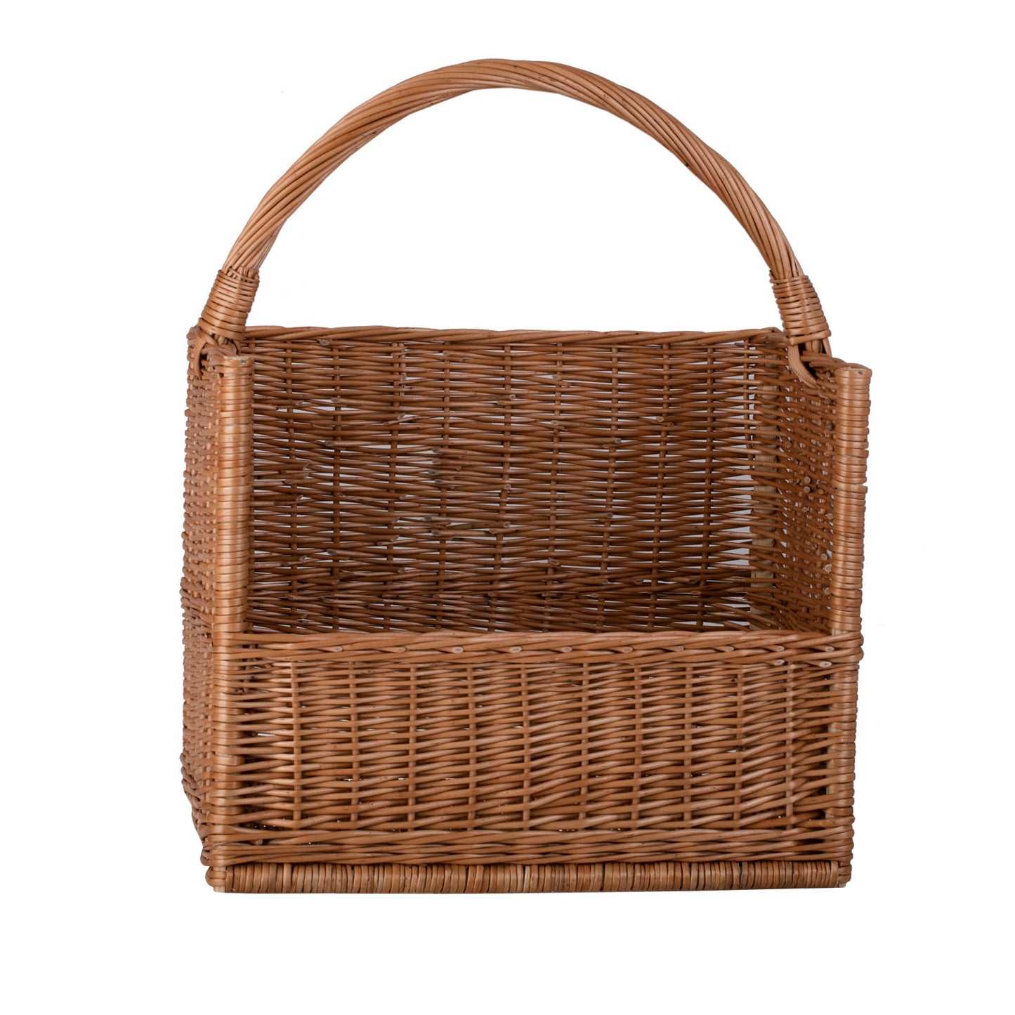 Barovia wiklinowy kosz na bagietki do piekarni i sklepu z rączką TheWickerStories