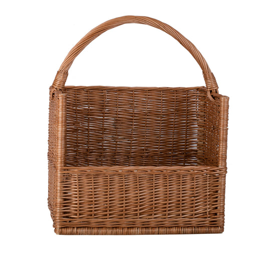 Barovia wiklinowy kosz na bagietki do piekarni i sklepu z rączką TheWickerStories