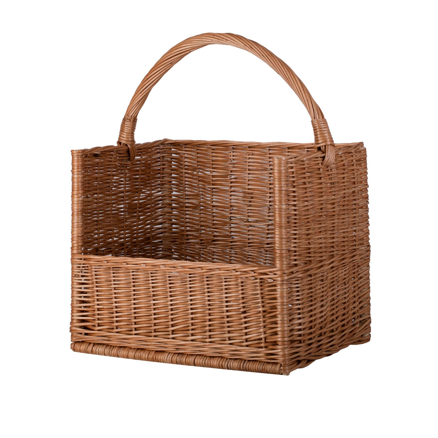 Barovia wiklinowy kosz na bagietki do piekarni i sklepu z rączką TheWickerStories