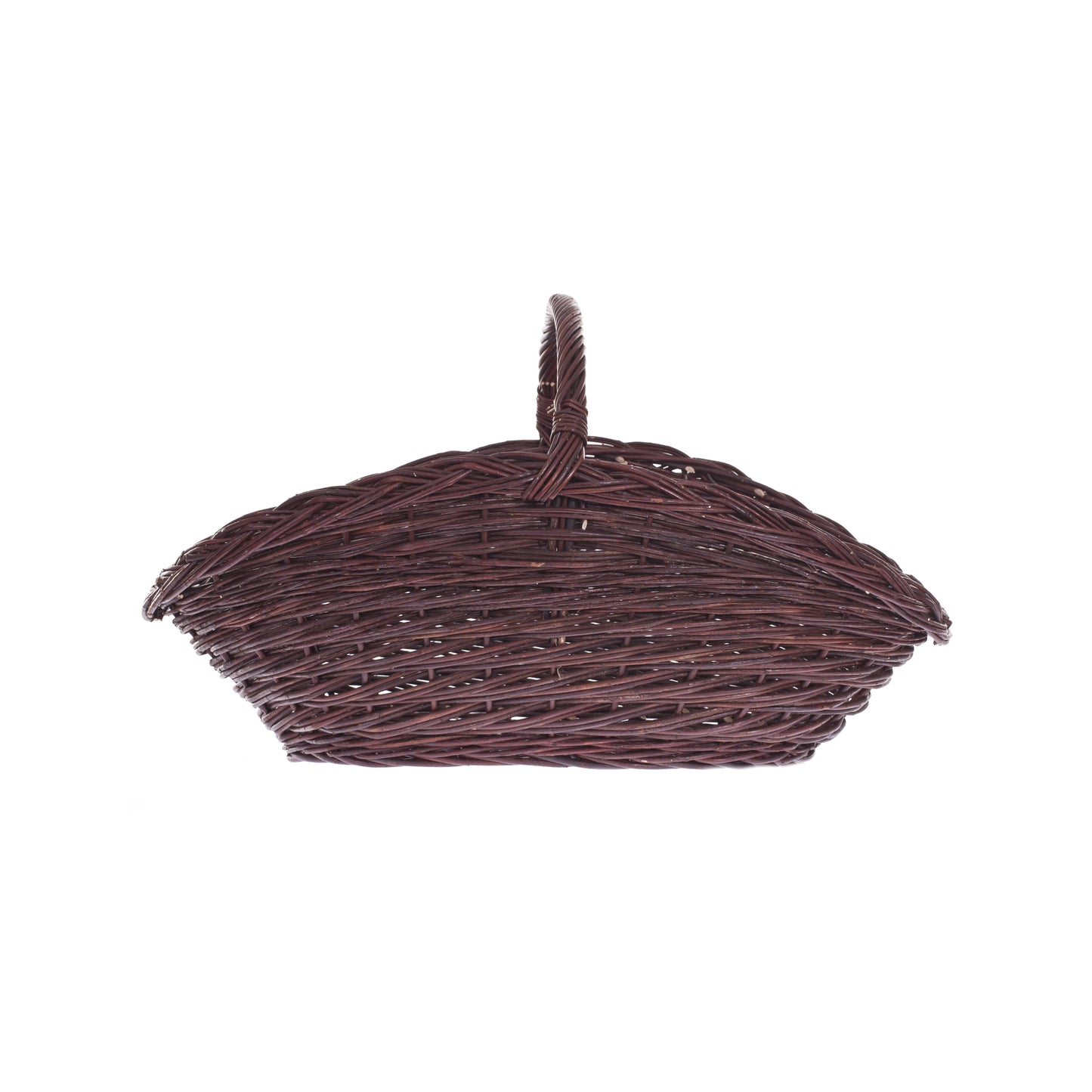 Flavena wiklinowy kosz na drewno kominkowe z rączką TheWickerStories