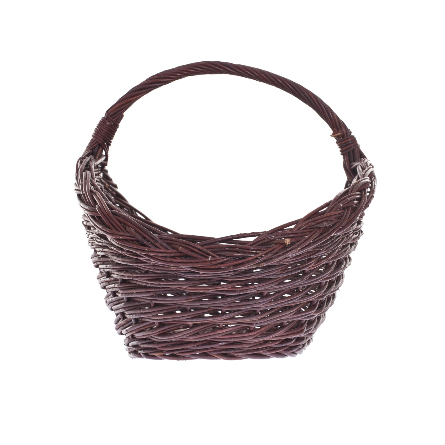 Flavena wiklinowy kosz na drewno kominkowe z rączką TheWickerStories