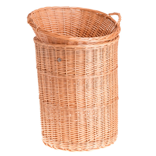 Turina wiklinowy kosz z misą i uchwytami TheWickerStories