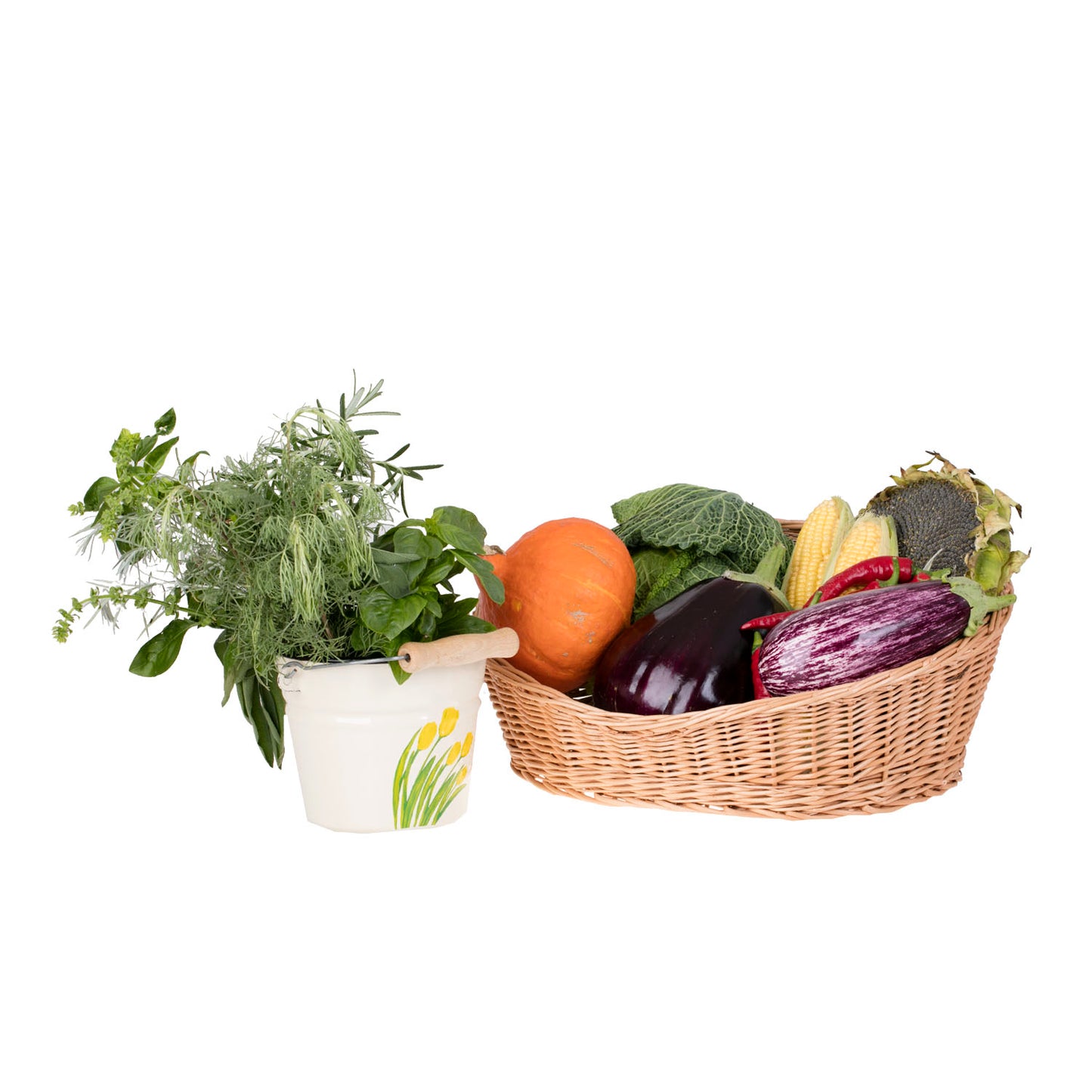 Taravia wiklinowy kosz na pieczywo i owoce, zestaw 2 szt. TheWickerStories