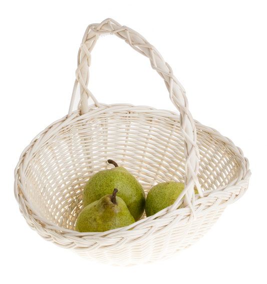 Mimi wiklinowy kosz prezentowy na kwiaty i upominki z rączką TheWickerStories