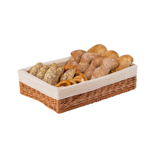 Toneria wiklinowy kosz na pieczywo do ekspozycji TheWickerStories