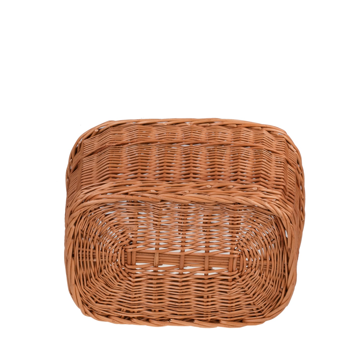 Nestor wiklinowy koszyk z beżowym obszyciem TheWickerStories