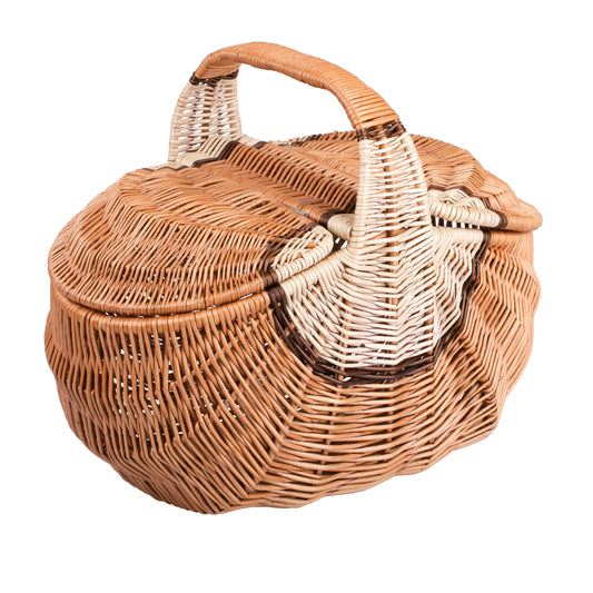 Kastulia wiklinowy koszyk piknikowy z wiekiem TheWickerStories