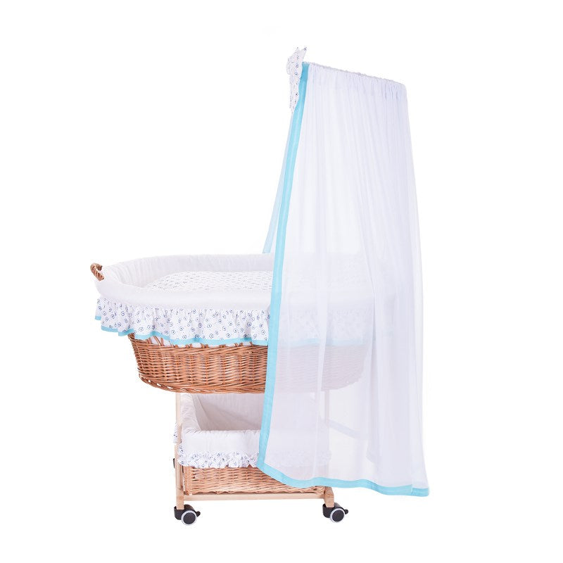 Papilio kosz Mojżesza z białym obszyciem i akcesoriami TheWickerStories