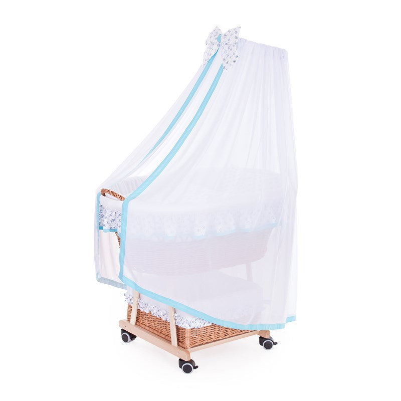 Papilio kosz Mojżesza z białym obszyciem i akcesoriami TheWickerStories