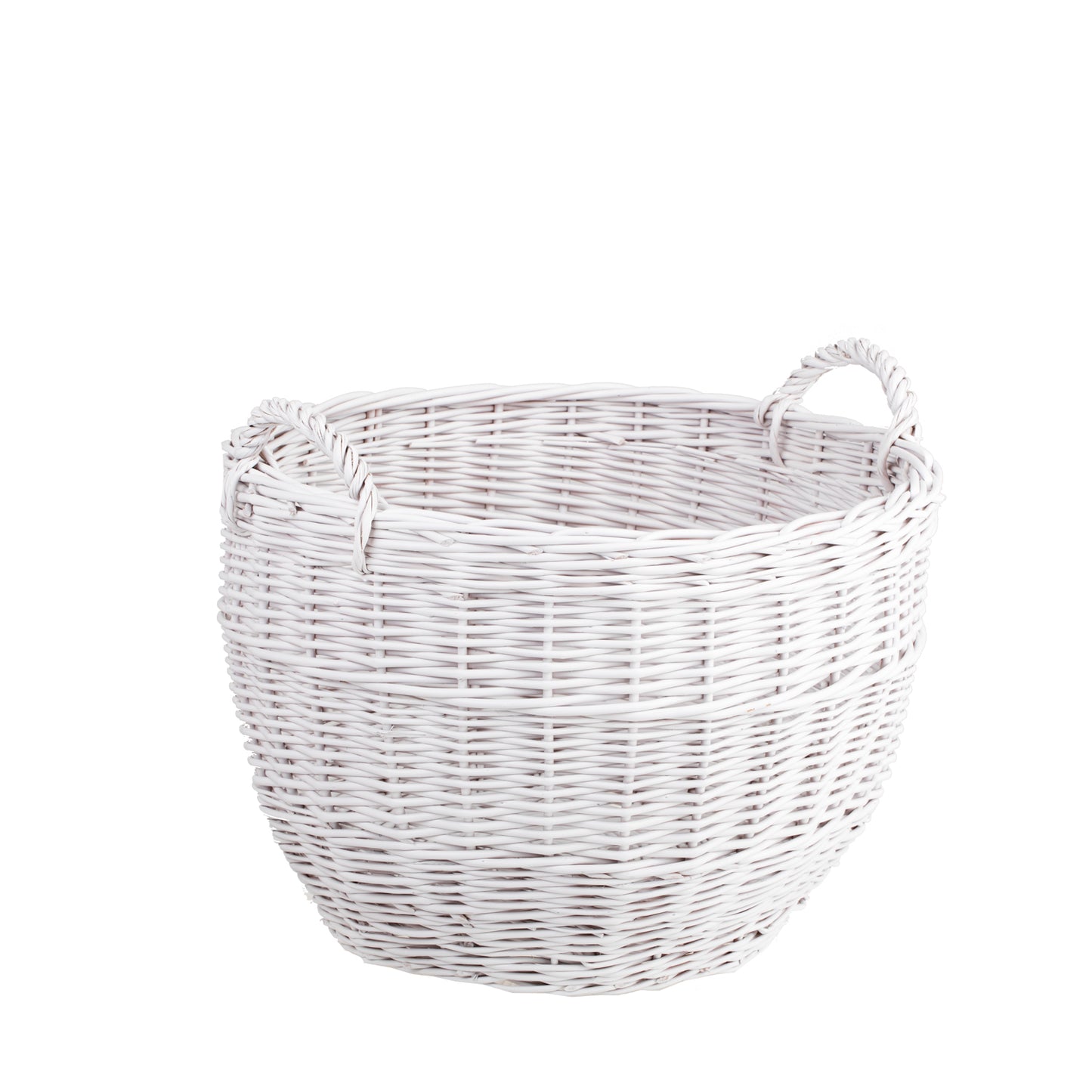 Viloria wiklinowy kosz na zbiory i przechowywanie, z uchwytami TheWickerStories