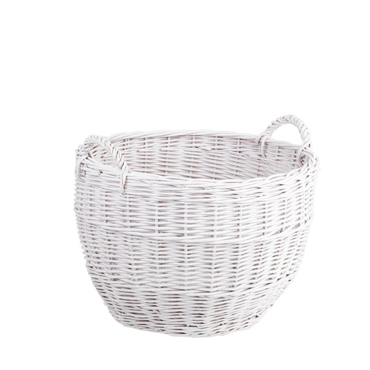 Viloria wiklinowy kosz na zbiory i przechowywanie, z uchwytami TheWickerStories