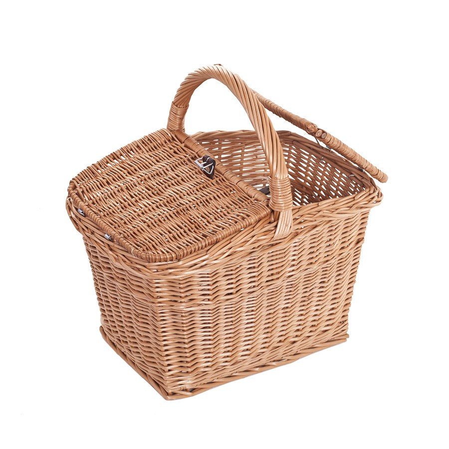 Kerria wiklinowy kosz piknikowy z pokrywą i rączką TheWickerStories