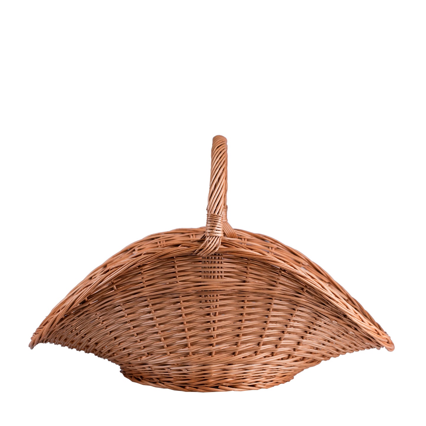 Fumaria wiklinowy kosz na drewno kominkowe z rączką TheWickerStories