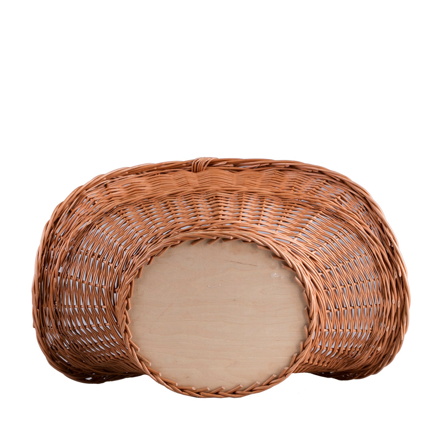 Fumaria wiklinowy kosz na drewno kominkowe z rączką TheWickerStories