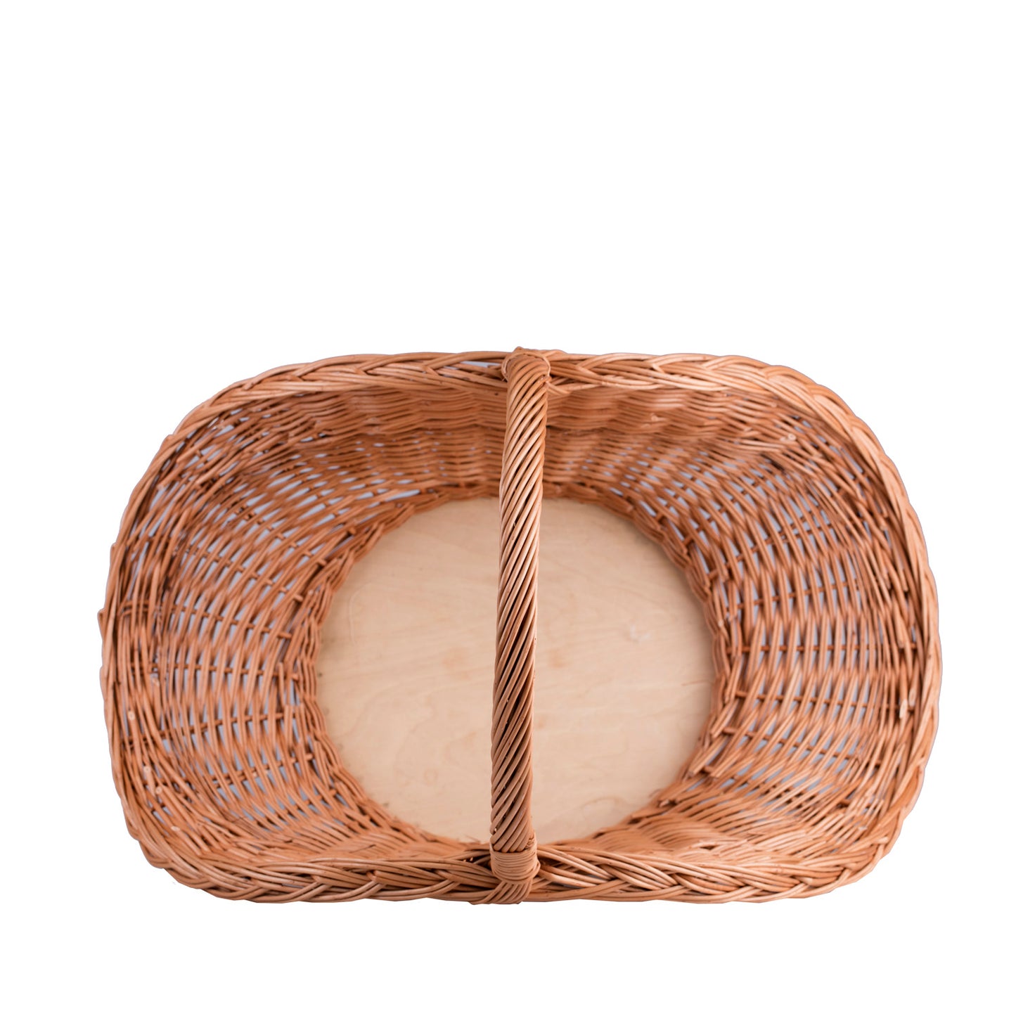 Fumaria wiklinowy kosz na drewno kominkowe z rączką TheWickerStories