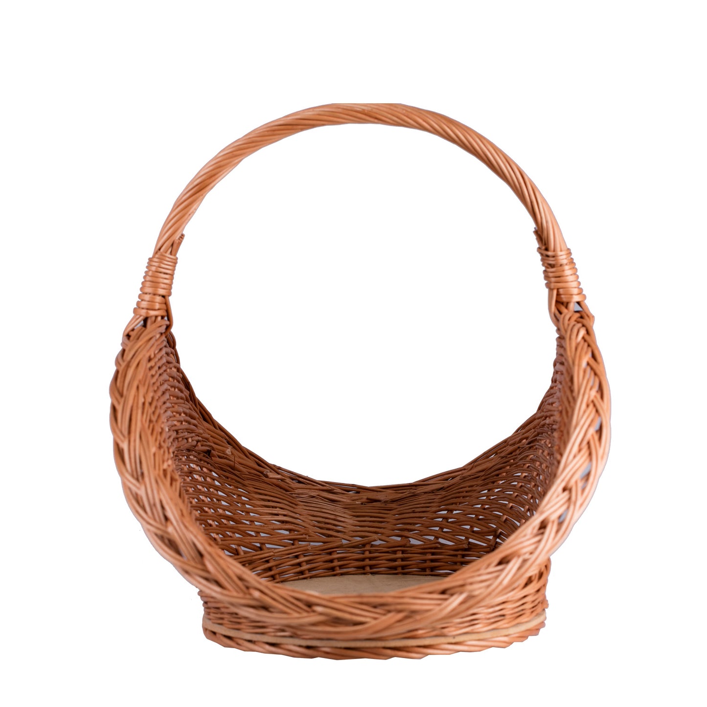 Fumaria wiklinowy kosz na drewno kominkowe z rączką TheWickerStories