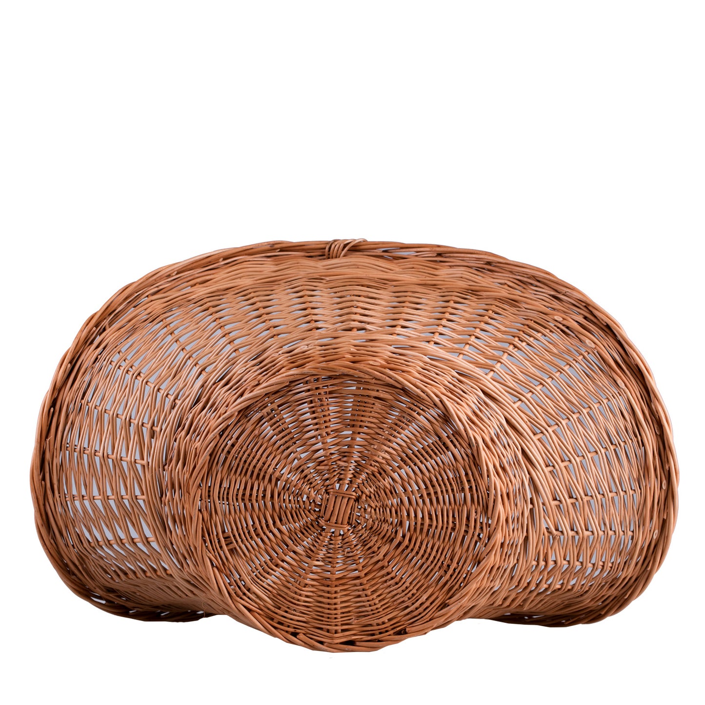 Fumaria wiklinowy kosz na drewno kominkowe z rączką TheWickerStories