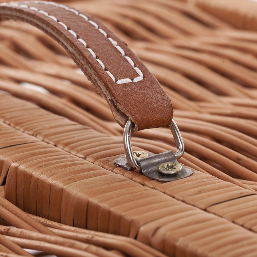 Tulipa wiklinowy transporter dla ptaków z rączką, otwierany od góry i z boku TheWickerStories