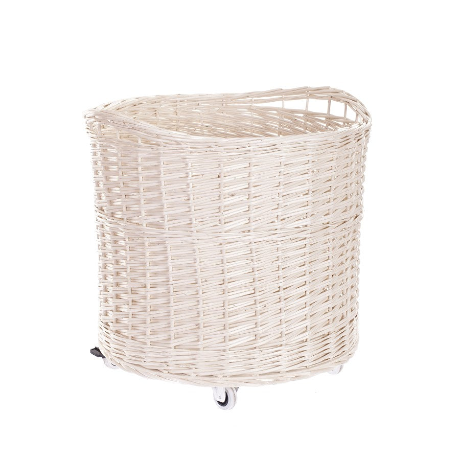 Caros wiklinowy koszyk pojemnik z kółkami TheWickerStories