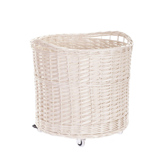 Caros wiklinowy koszyk pojemnik z kółkami TheWickerStories