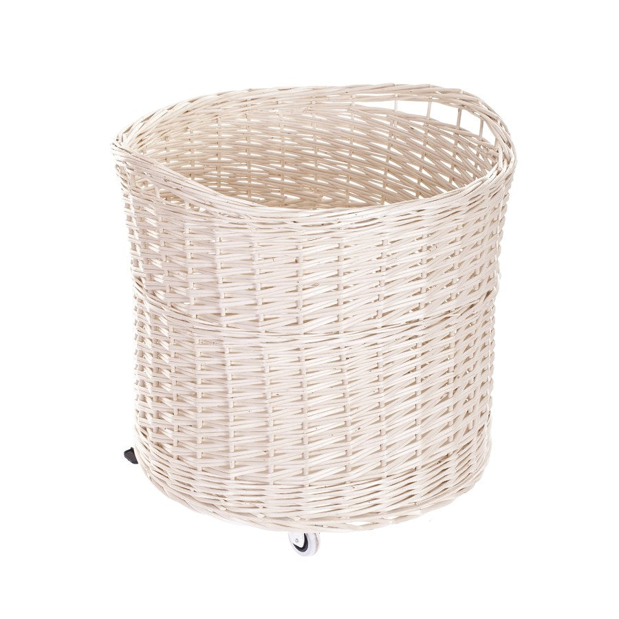 Caros wiklinowy koszyk pojemnik z kółkami TheWickerStories