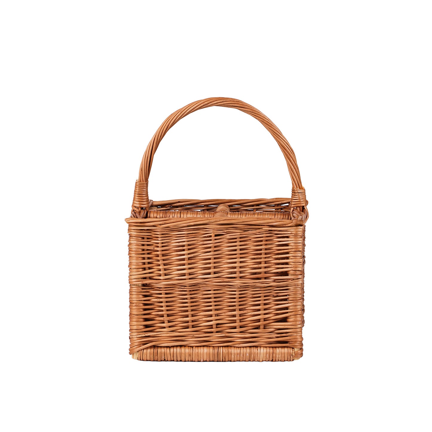 Gaudios wiklinowy koszyk na butelki z przegrodami i rączką TheWickerStories