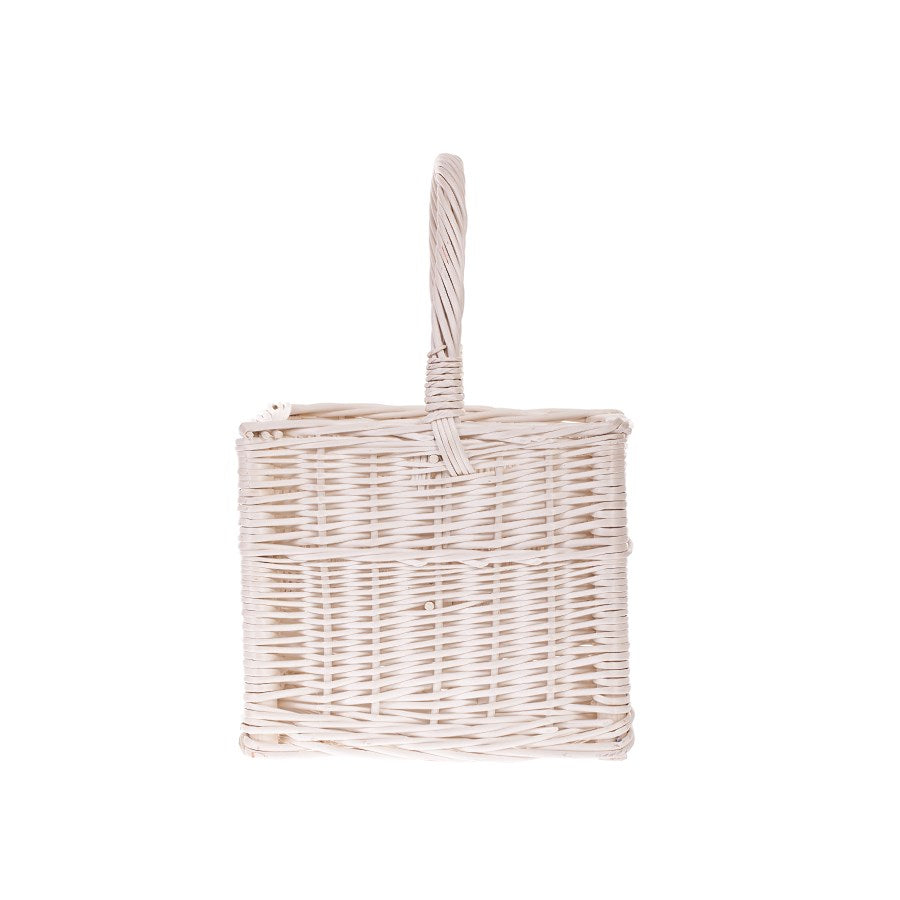 Gaudios wiklinowy koszyk na butelki z przegrodami i rączką TheWickerStories