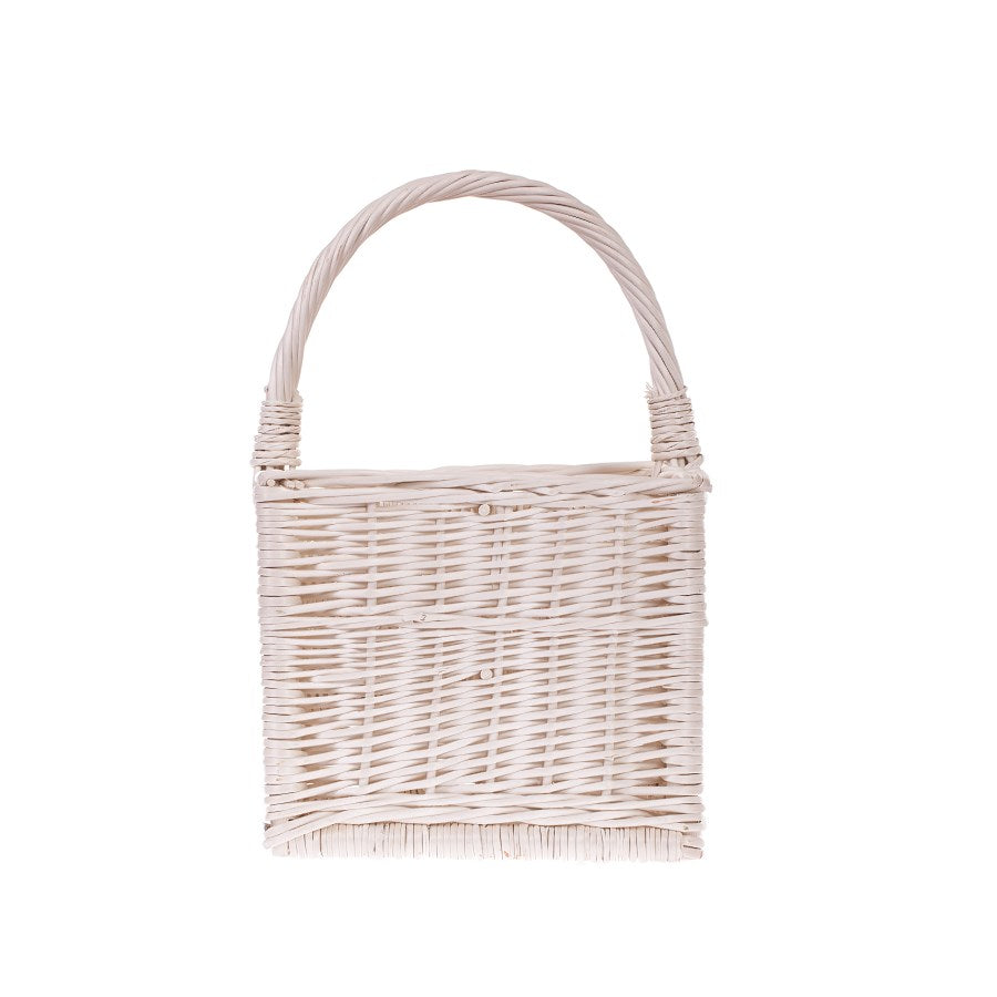 Gaudios wiklinowy koszyk na butelki z przegrodami i rączką TheWickerStories