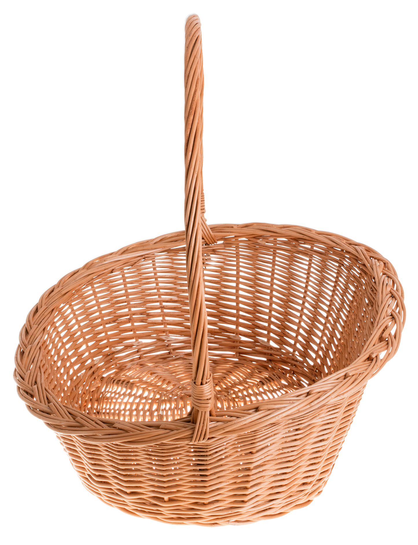 Zizania wiklinowy kosz na prezenty i kwiaty z rączką TheWickerStories