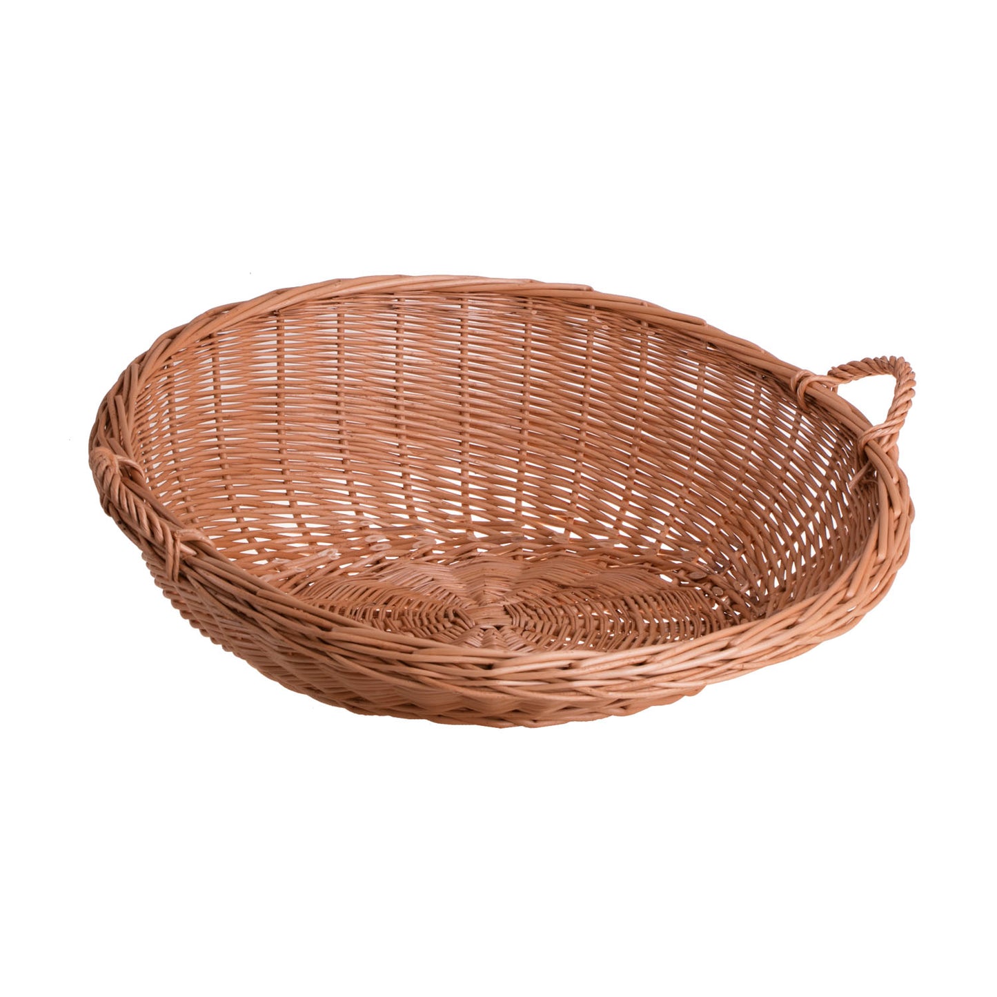 Teravellia iklinowy kosz na owoce i pieczywo z uchwytami TheWickerStories