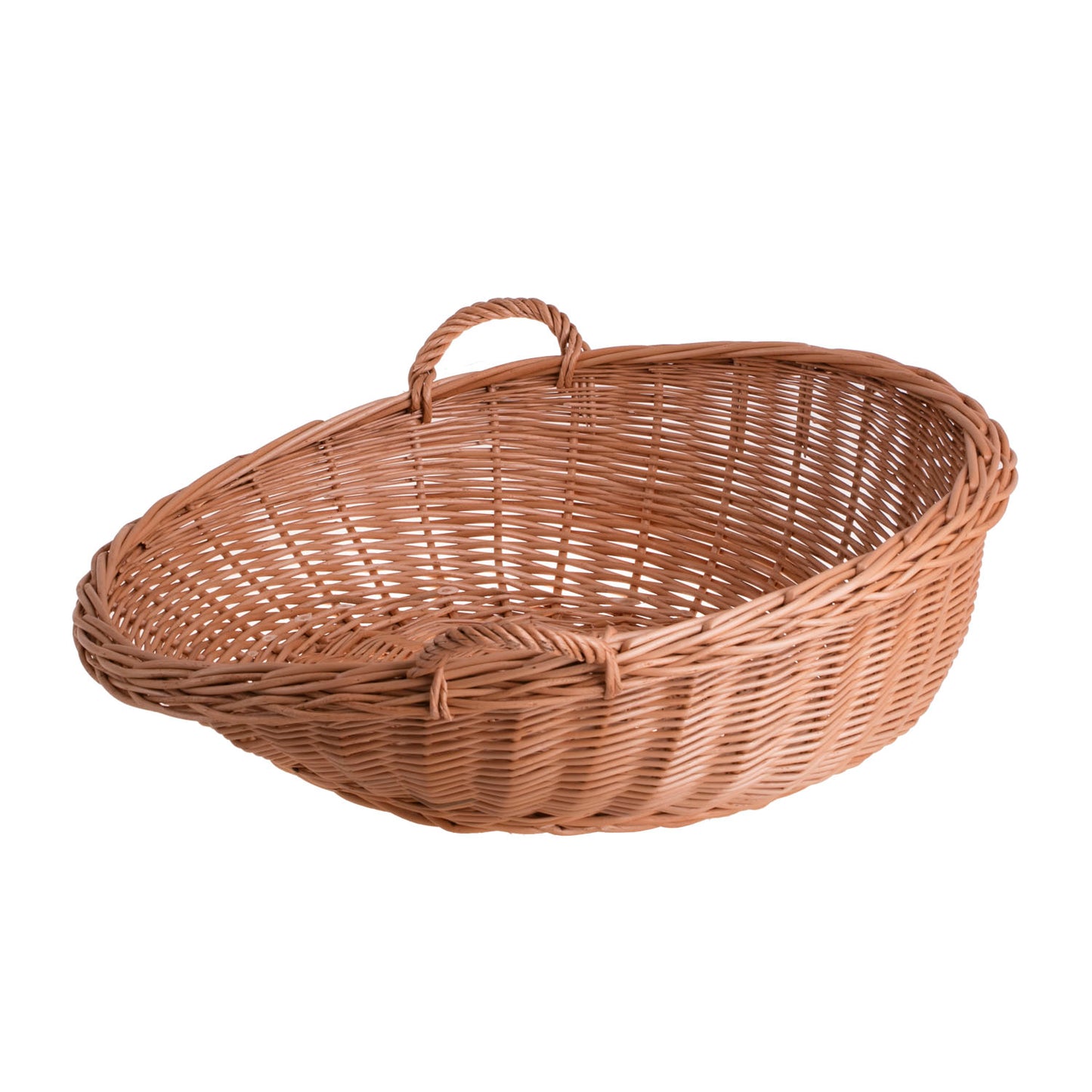 Teravellia iklinowy kosz na owoce i pieczywo z uchwytami TheWickerStories