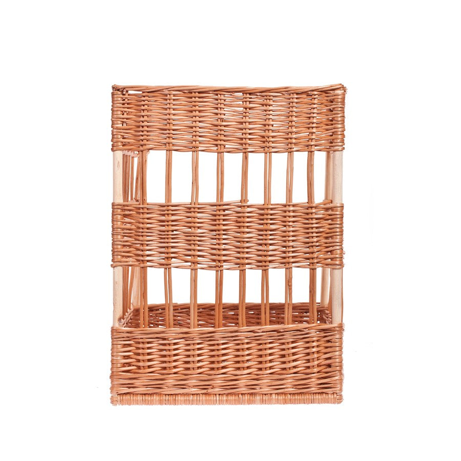 Briza wiklinowy stojak na bagietki do ekspozycji pieczywa, wolnostojący TheWickerStories